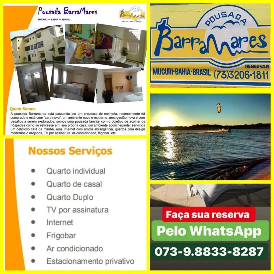 Pousada Barra Mares Mucuri Exterior photo